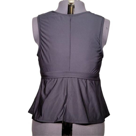 All in Motion Women's Sleeveless Zipper Front Rash Guard Sz 18W - Picture 4 of 10